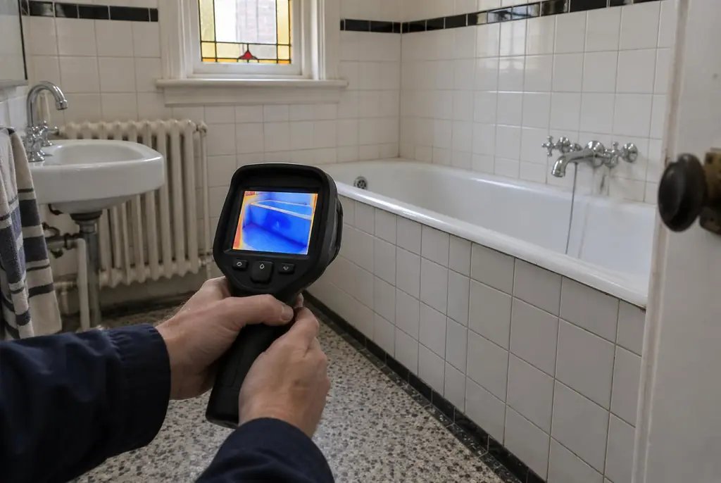 Lekdetectie Monnickendam – onderzoek in een badkamer van een oudere woning